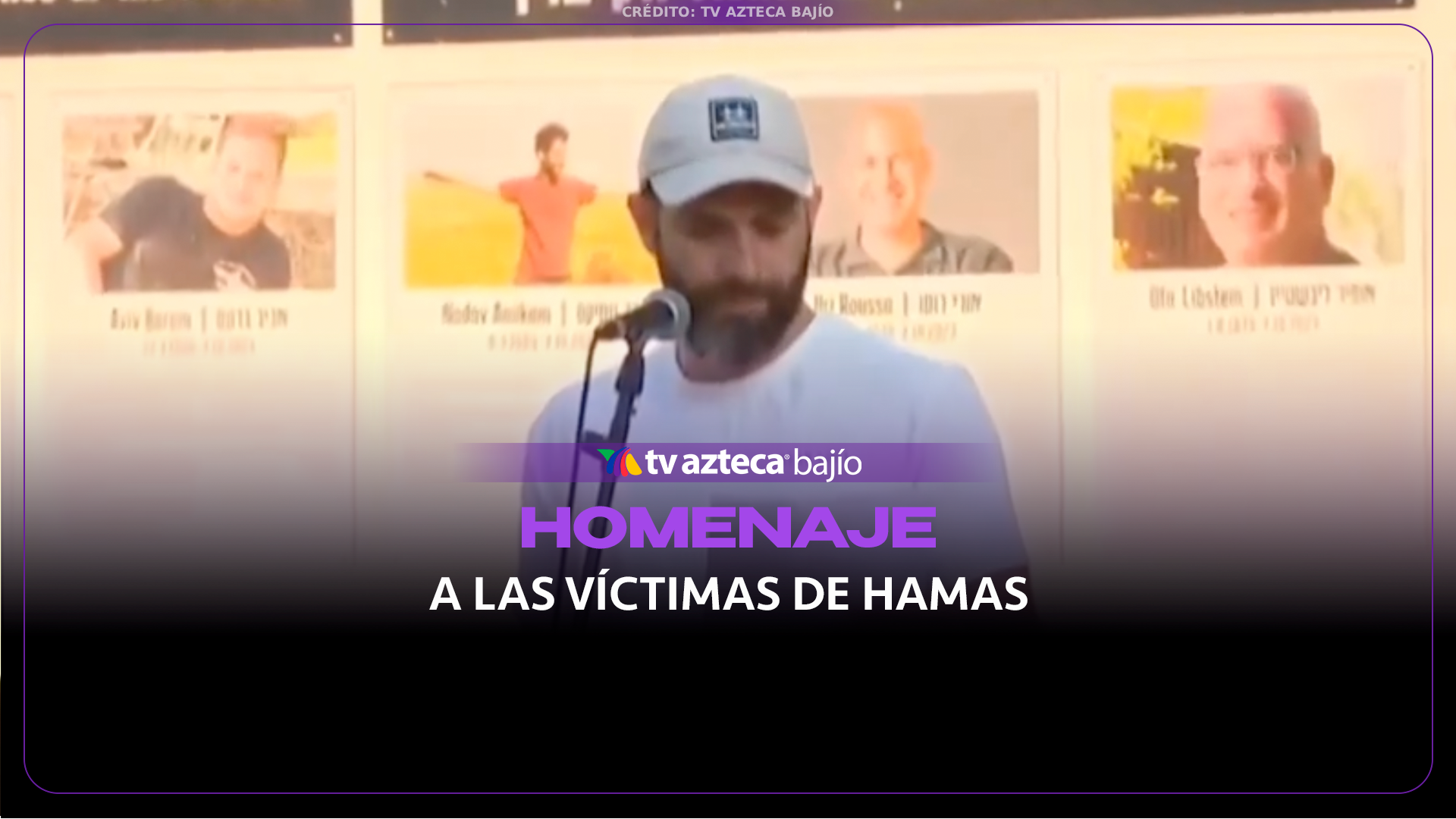 Rindieron homenaje a las víctimas del ataque de Hamas