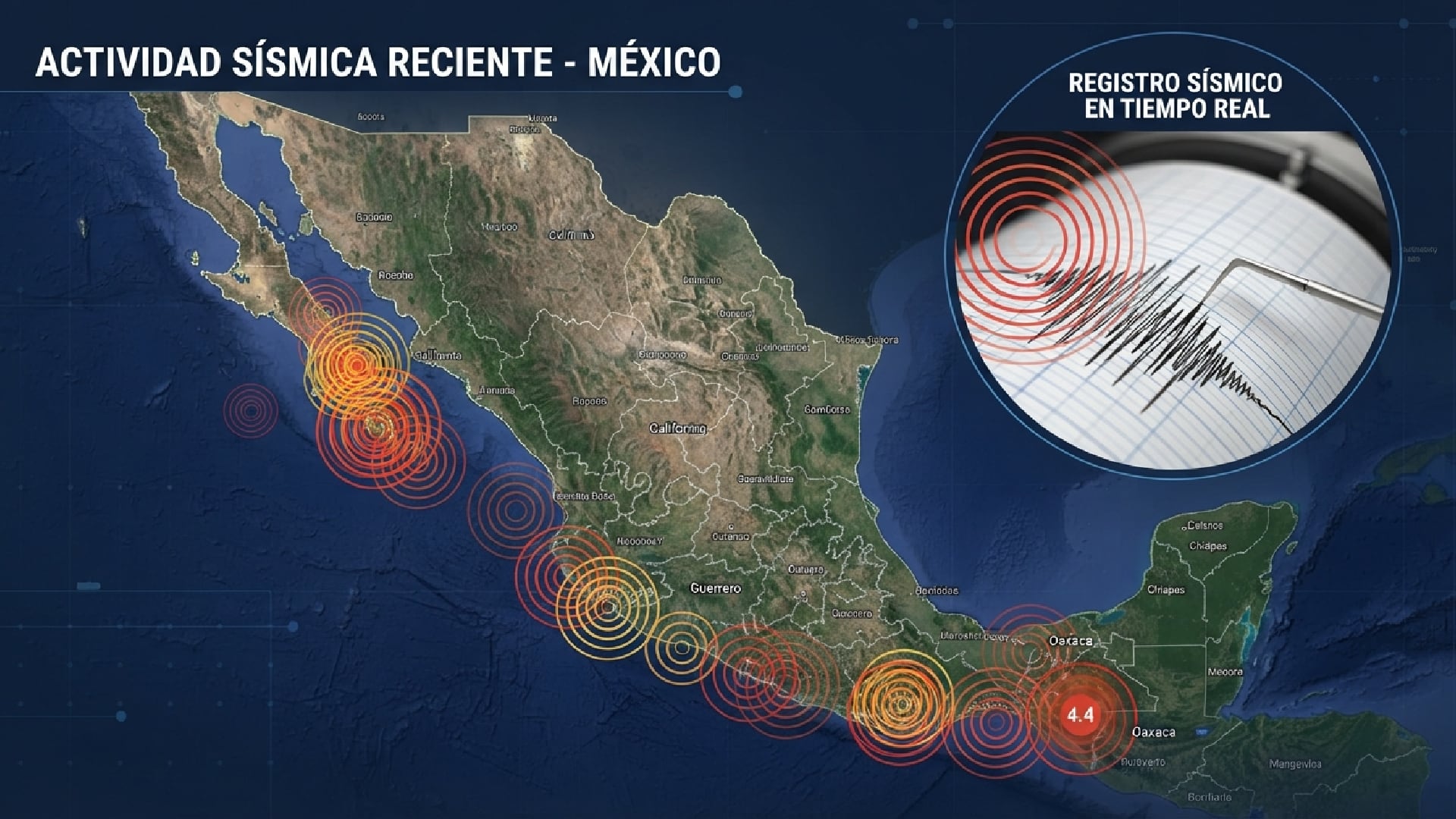 ¿VIENE ALGO PEOR? Registran 15 sismos en un solo punto del país HOY miércoles: Así va la actividad sísmica EN VIVO 