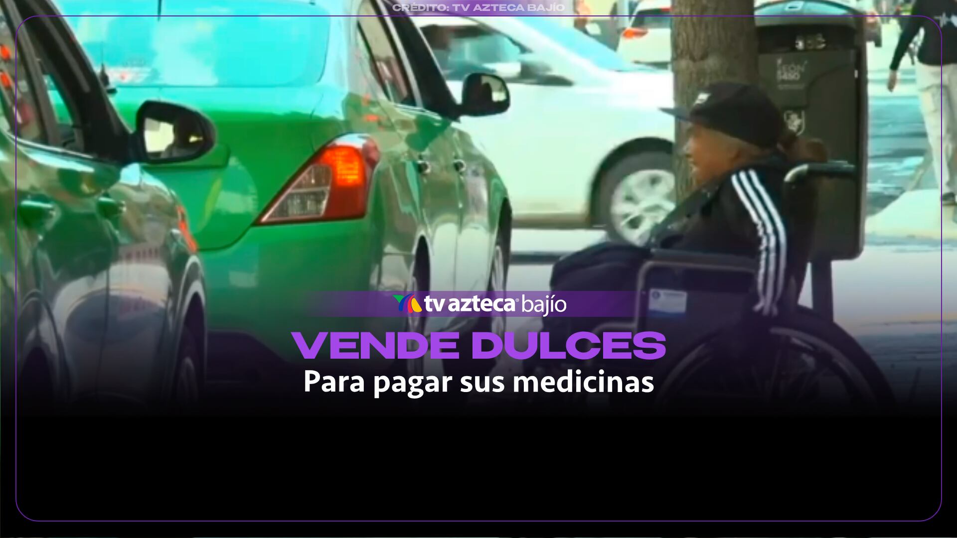 “Ando cansada”; Con escaza movilidad, Mary sale en silla de ruedas a vender dulces para comprar su medicina, en León