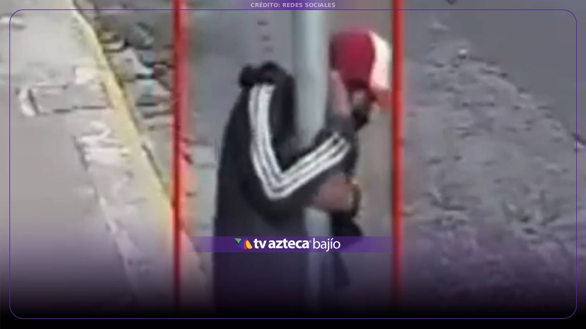 VIDEO: ¡Atrapado en la movida! Presunto ladrón trepa a un poste y roba cableado a plena luz del día.