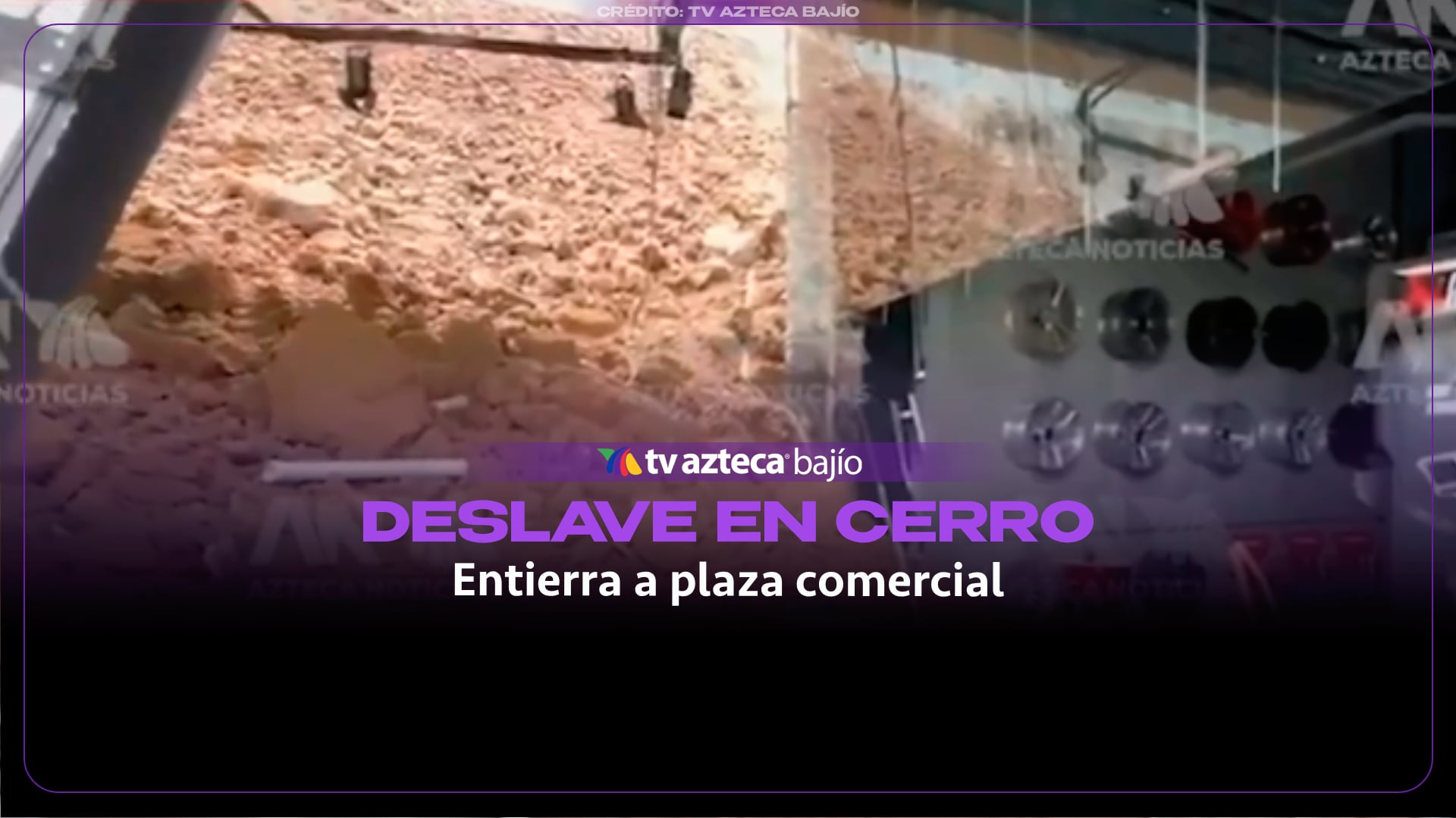 Cerro se viene abajo y termina SEPULTANDO CON MONTAÑAS DE TIERRA a una plaza comercial; cierran todo el edificio: VIDEO