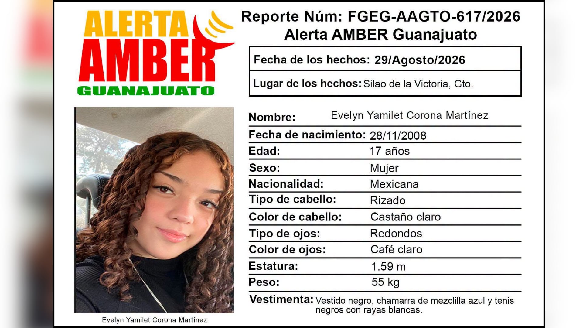 ¡ALERTA! Evelyn Yamilet, joven de 17 AÑOS DESAPARECIÓ en Silao y es buscada por TODO Guanajuato; esto sabemos