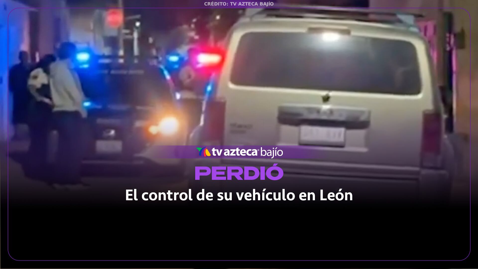 Exceso de velocidad provocó que un conductor perdiera el control de su vehículo