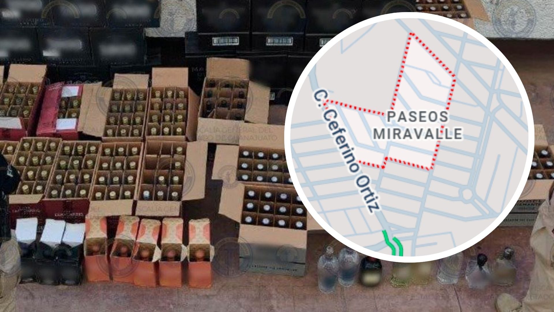 ¡ATENCIÓN! Este es el PUNTO EXACTO donde localizaron más de 500 botellas de presunto 4LCOHOL ADULT3RADO en León